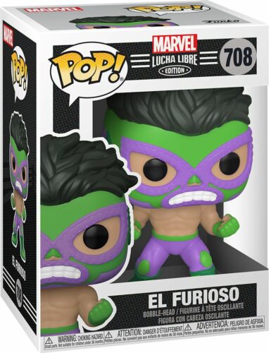 Hulk El Furioso - Marvel Luchadores - Vinyl Figur 708 Sberatelská postava standard