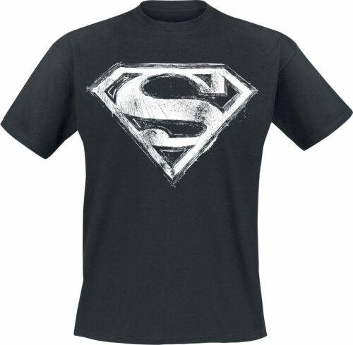 Superman Smudge Logo tricko černá