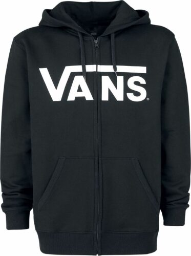 Vans Classic Zip Hoodie mikina s kapucí na zip cerná/bílá