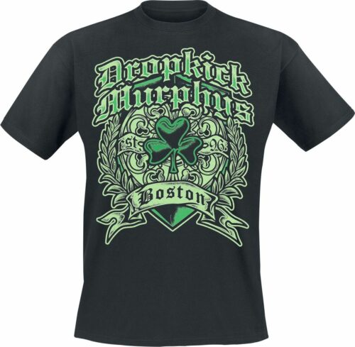 Dropkick Murphys Boston Irish Heart tricko černá