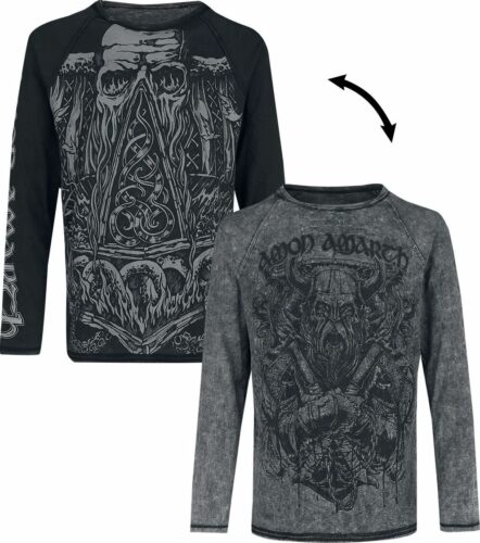 Amon Amarth EMP Signature Collection tricko s dlouhým rukávem tmavě šedá