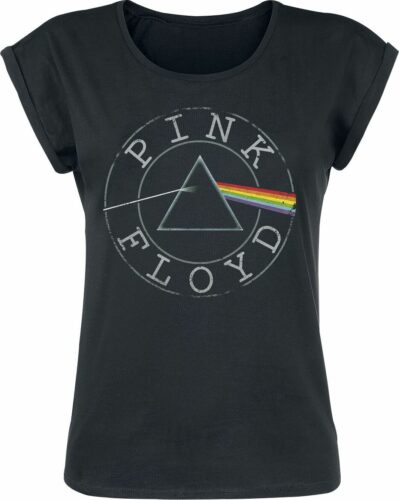 Pink Floyd Logo Circle dívcí tricko černá