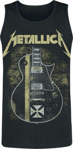 Metallica Hetfield Iron Cross Guitar tílko černá