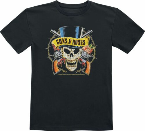 Guns N' Roses Top Hat detské tricko černá