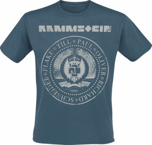 Rammstein Est. 1994 tricko modrá