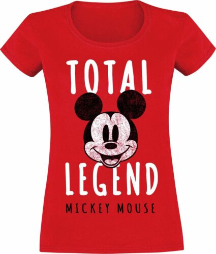 Mickey & Minnie Mouse Total Legend dívcí tricko červená