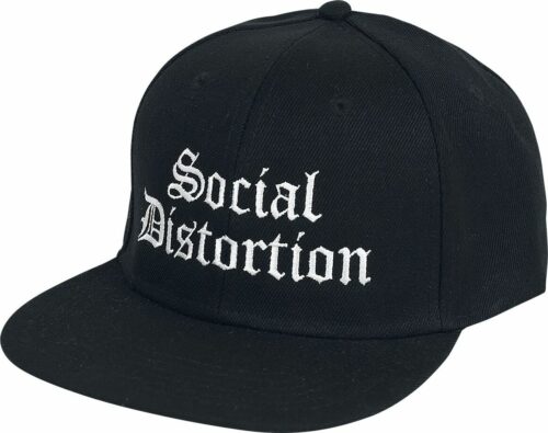 Social Distortion Old English Logo - Snapback Cap kšiltovka černá