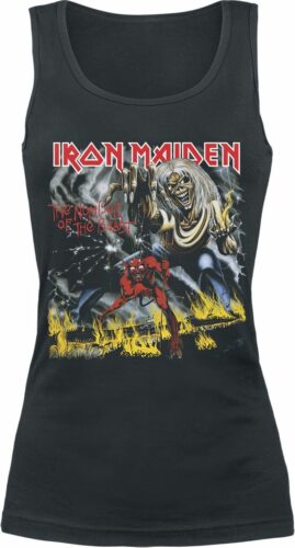 Iron Maiden Number Of The Beast dívcí top černá