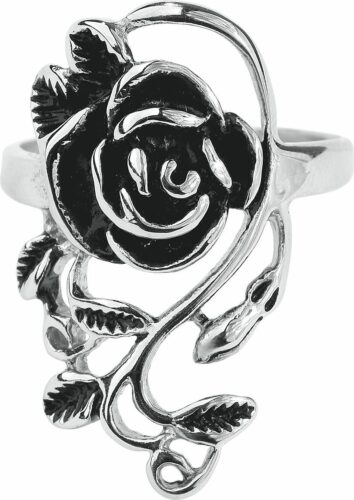 Rock-Silver Rose prsten standard