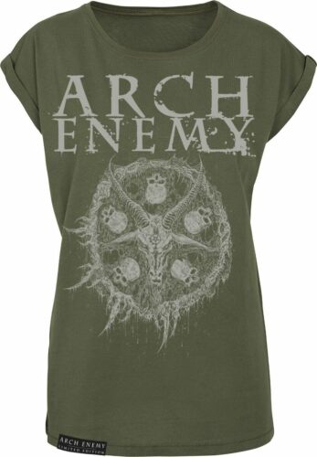 Arch Enemy Pure Fucking Metal - Limited Edition dívcí tricko olivová