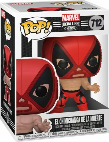 Deadpool El Chimichanga De La Muerte - Marvel Luchadores - Vinyl Figur 712 Sberatelská postava standard