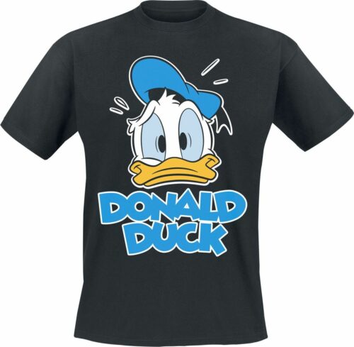 Donald Duck Face tricko černá