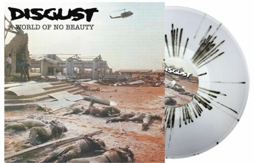 Disgust A world of no beauty + Thrown into oblivion 2-LP potřísněné