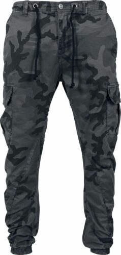 Urban Classics Cargo Jogging Pants Tepláky tmavě maskáčová