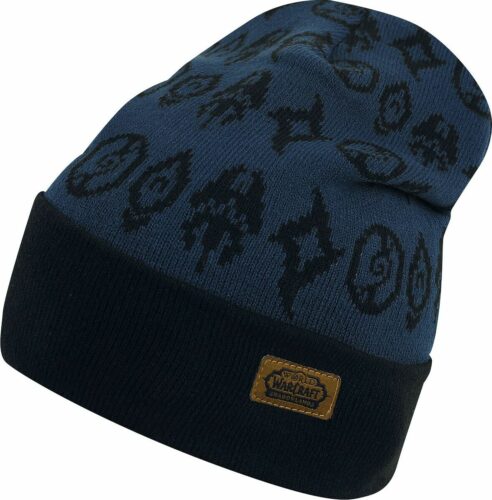 World Of Warcraft Shadowlands - Covenant Beanie čepice cerná/modrá