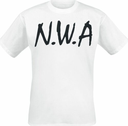 N.W.A Logo tricko bílá