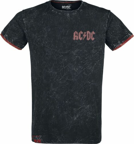 AC/DC EMP Signature Collection tricko šedá/cervená