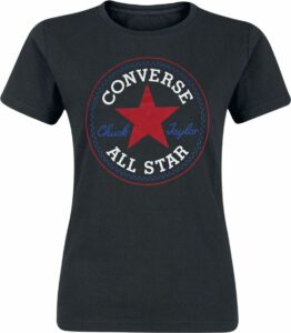 Converse Chuck Taylor Patch Tee dívcí tricko černá