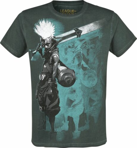 League Of Legends Ekko tricko modrá