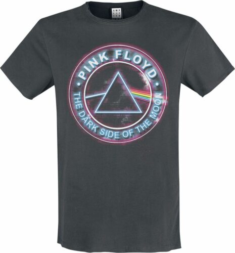 Pink Floyd Amplified Collection - Neon Dark Side tricko charcoal