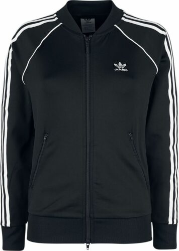 Adidas SST Tracktop PB dívcí sportovní bunda cerná/bílá