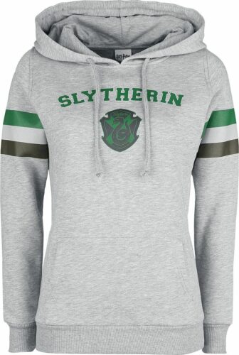 Harry Potter Slytherin - College Stripes dívcí mikina s kapucí prošedivelá