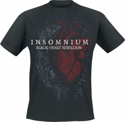 Insomnium Black Heart Rebellion tricko černá