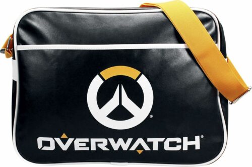 Overwatch Logo Taška pres rameno černá/bílá/žlutá