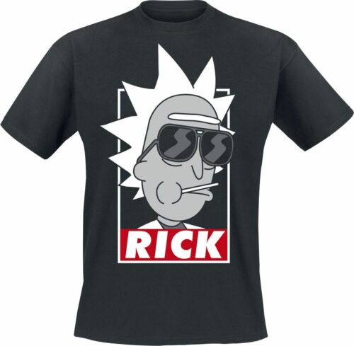 Rick And Morty Rick tricko černá