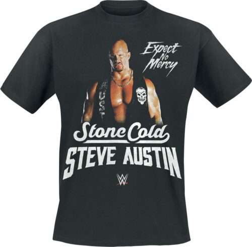 WWE Steve Austin - Expect No Mercy tricko černá