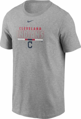 MLB Nike - Cleveland Indians tricko tmavě prošedivělá