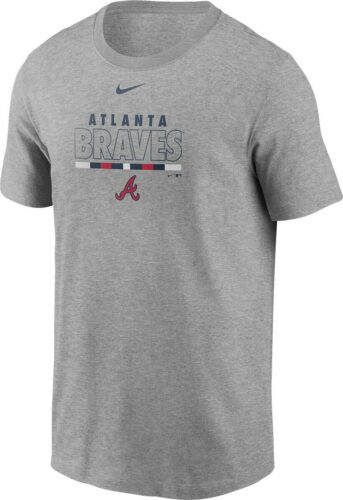 MLB Nike - Atlanta Braves tricko tmavě prošedivělá