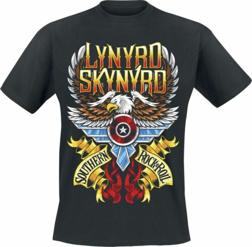 Lynyrd Skynyrd Southern Rock & Roll tricko černá