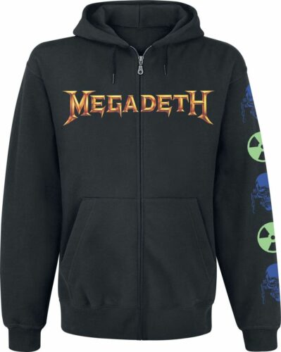 Megadeth Rust in peace mikina s kapucí na zip černá