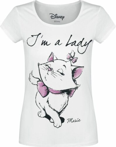 Aristocats Marie - I'm A Lady dívcí tricko bílá