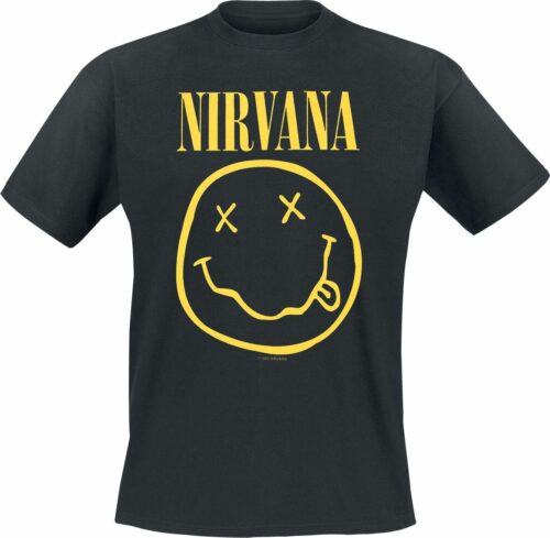 Nirvana Smiley tricko černá