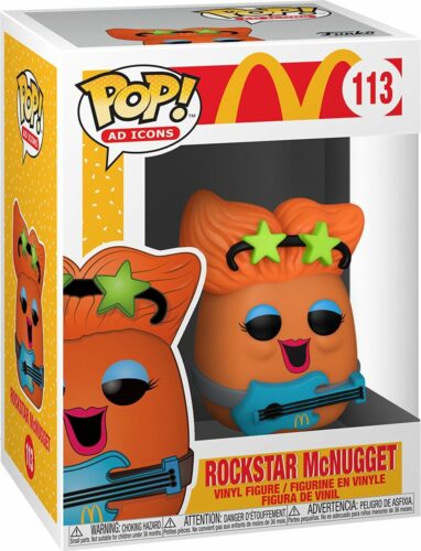 Mc Donalds Rockstar McNugget Vinyl Figur 113 Sberatelská postava standard