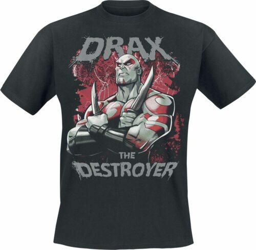 Strážci galaxie Drax The Destroyer tricko černá