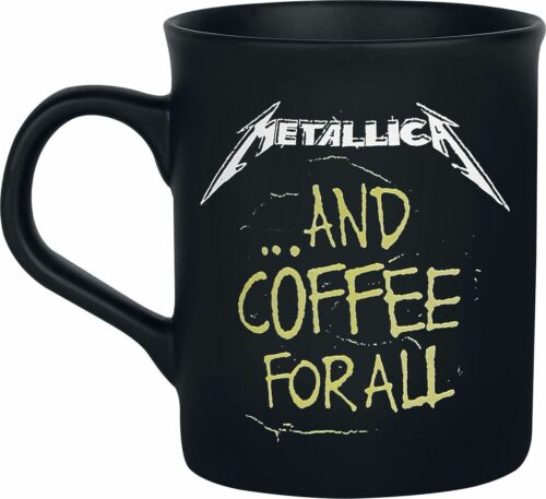 Metallica ... And Coffee For All Hrnek matná černá