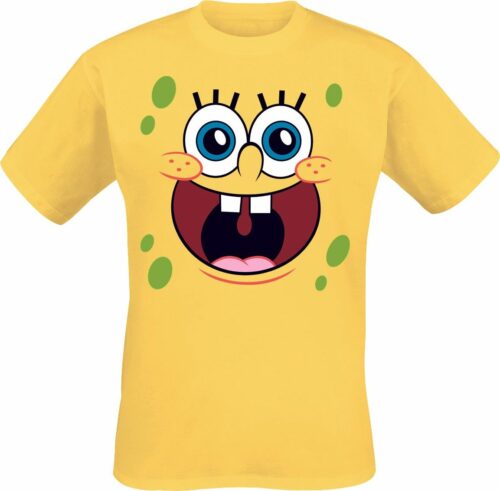 SpongeBob SquarePants Happy Face tricko žlutá