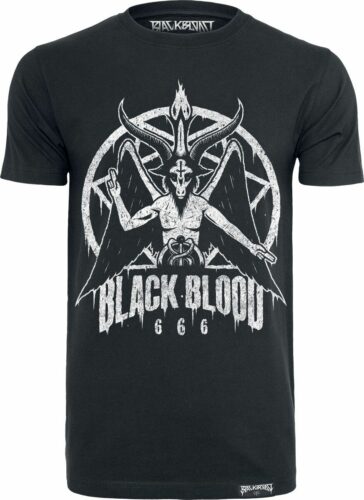 Black Blood Baphomet tricko černá