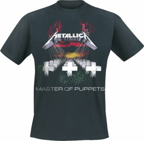 Metallica Master Of Puppets tricko černá