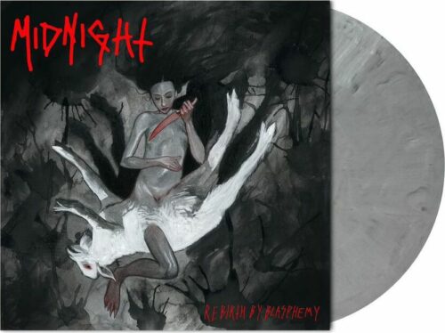 Midnight Rebirth by blasphemy LP šedá