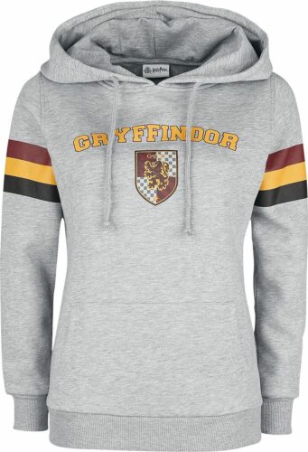 Harry Potter Gryffindor - College Stripes dívcí mikina s kapucí prošedivelá