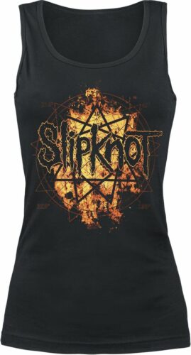 Slipknot Radio Fires dívcí top černá