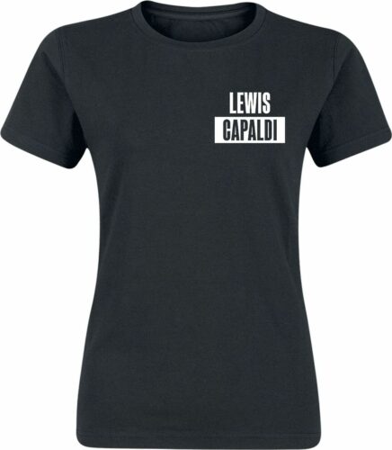 Lewis Capaldi PP Logo dívcí tricko černá