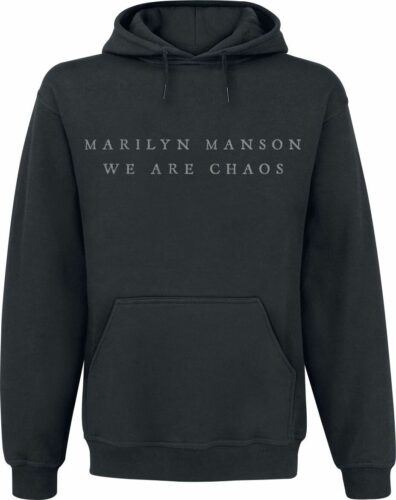 Marilyn Manson Cross Back mikina s kapucí černá