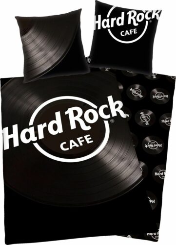 Hard Rock Cafe Schallplatte Ložní prádlo černá