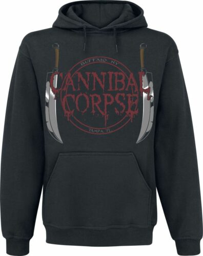 Cannibal Corpse Knife mikina s kapucí černá