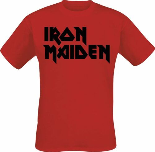 Iron Maiden Classic Logo tricko červená